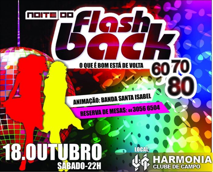 Sábado, 15: dia do Flash Back com banda BR-80 no Clube Português